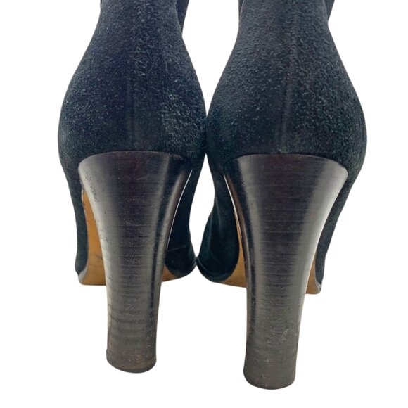 KORS‎ Michael Kors Black Italy Suede Pull On Booties - Picture 10 of 11